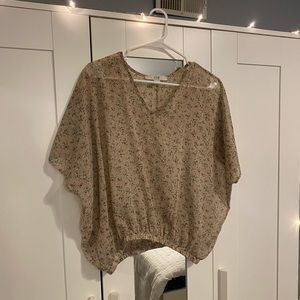 Dainty Forever 21 Sheer Blouse.